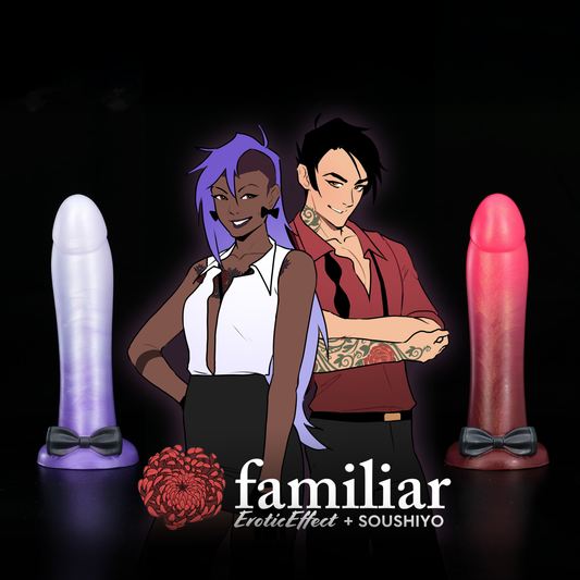 Soushiyo + EroticEffect Collab - Mr Bowtie Silicone Dildo