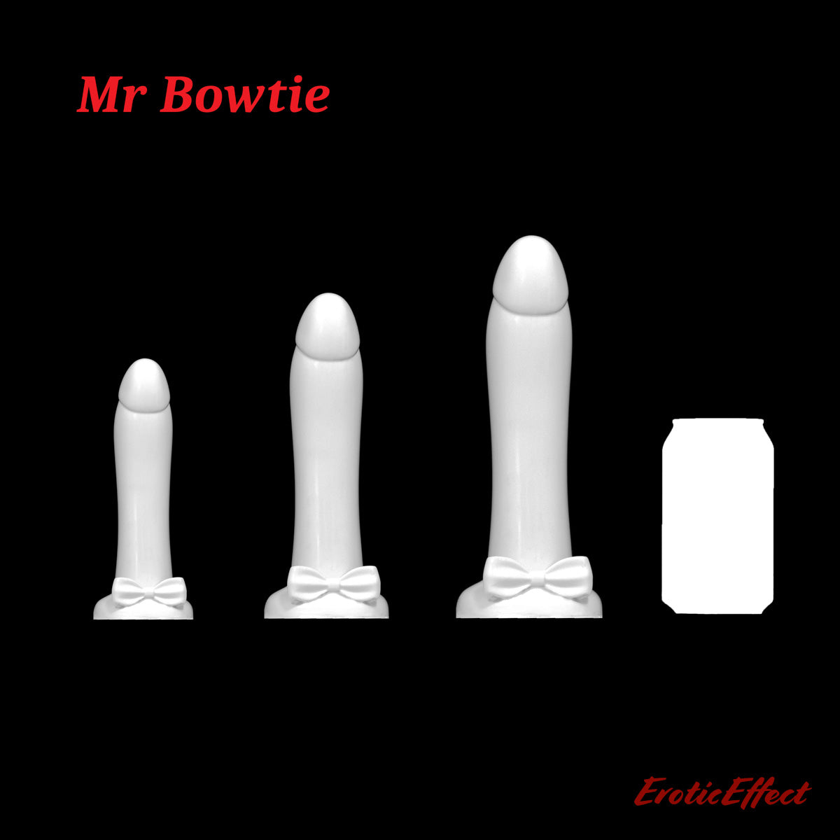 Mr Bowtie Silicone Dildo - Large - NearClear Soft Firmness - 709