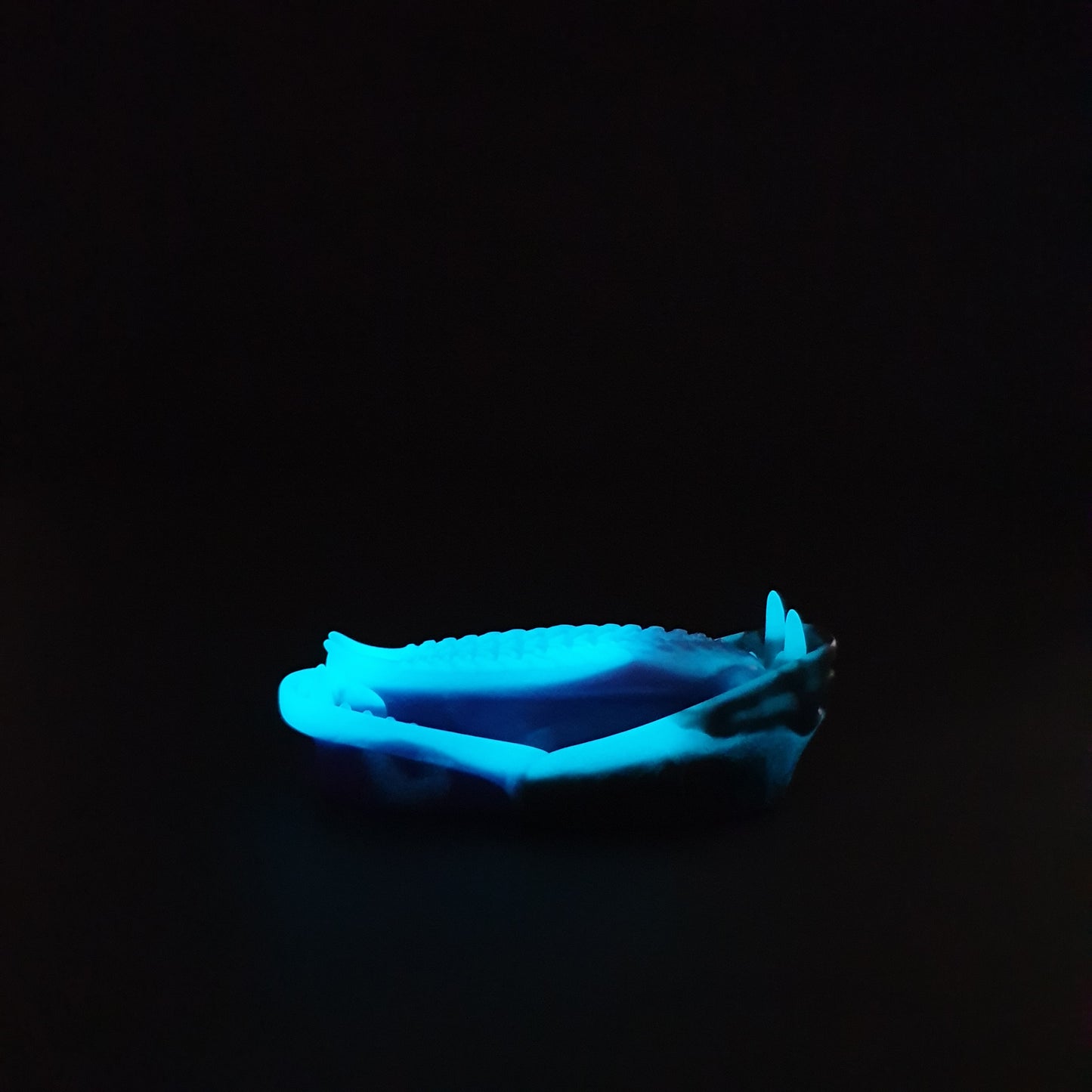 Ecthir Silicone Grindable - Glow White/Purple/Black Shimmer - Medium Firmness