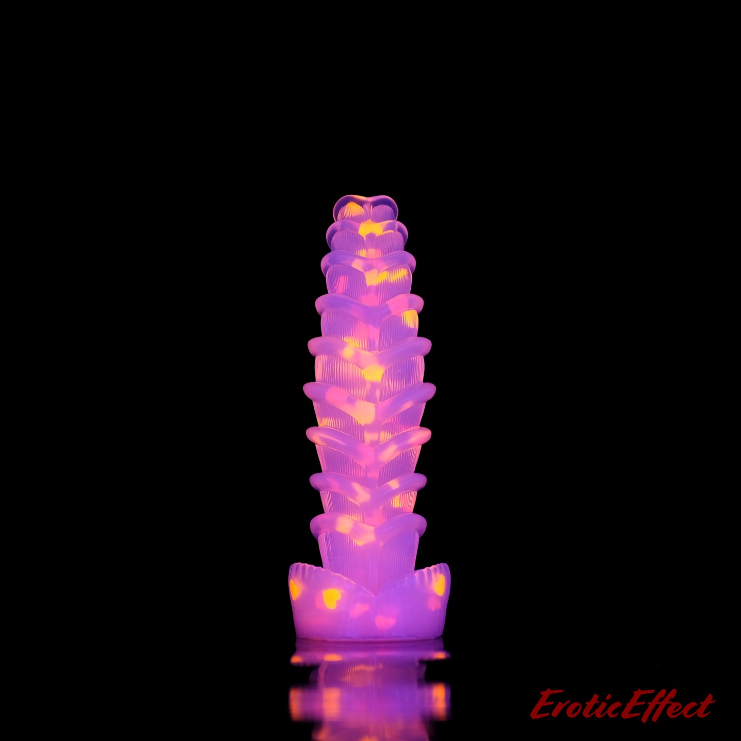Aearvon Fantasy Silicone Dildo - Small - NC Soft - Heart Confetti