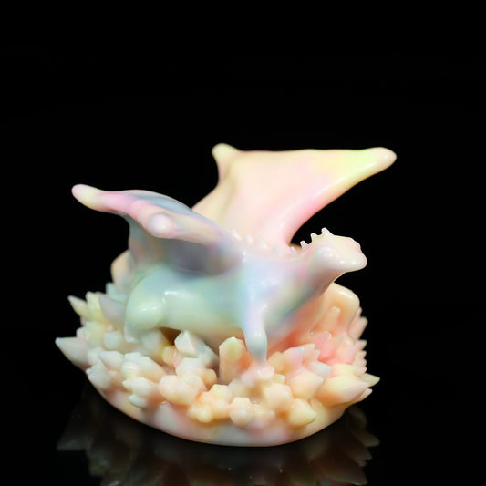 Crystal Dragon Silicone Squishy - Medium Firmness - 192