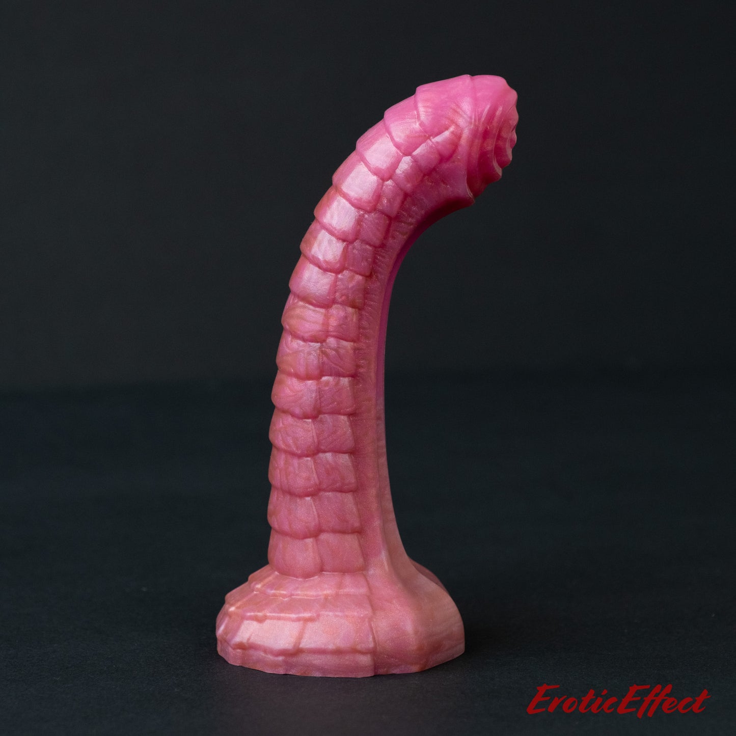 Raithor Dragon Fantasy Silicone Dildo - Small - Medium Firmness - Pink/Red Shimmer