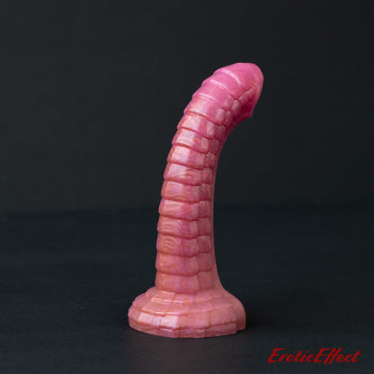 Raithor Dragon Fantasy Silicone Dildo - Small - Medium Firmness - Pink/Red Shimmer