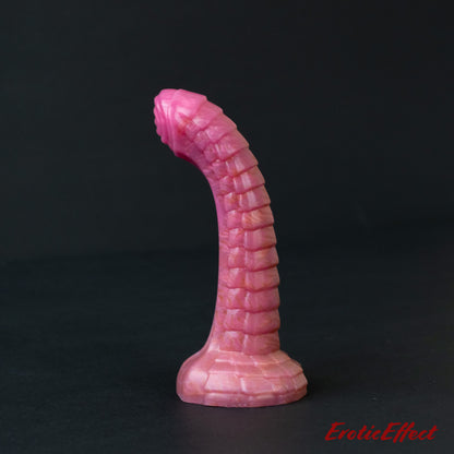 Raithor Dragon Fantasy Silicone Dildo - Small - Medium Firmness - Pink/Red Shimmer