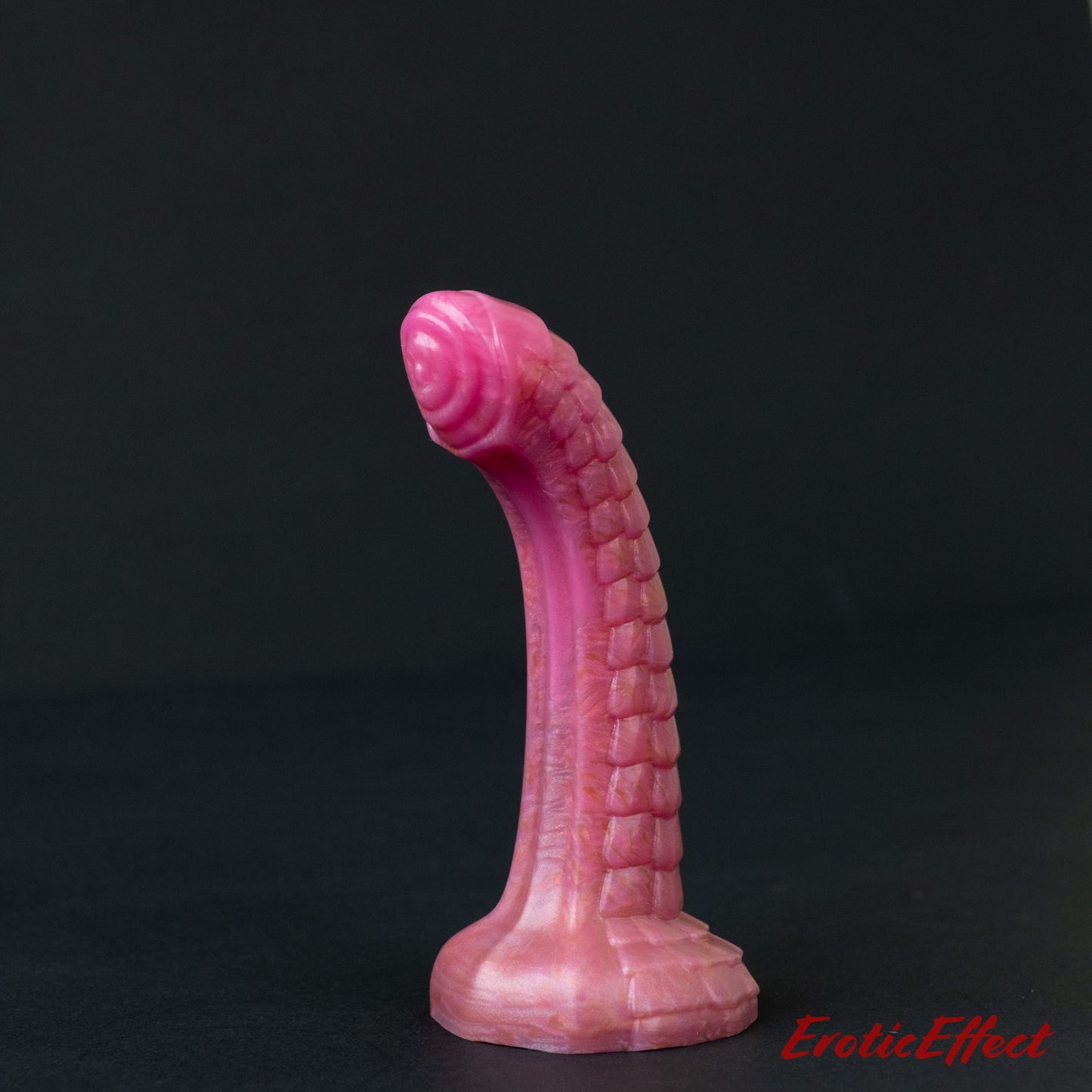 Raithor Dragon Fantasy Silicone Dildo - Small - Medium Firmness - Pink/Red Shimmer