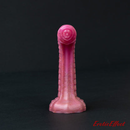 Raithor Dragon Fantasy Silicone Dildo - Small - Medium Firmness - Pink/Red Shimmer