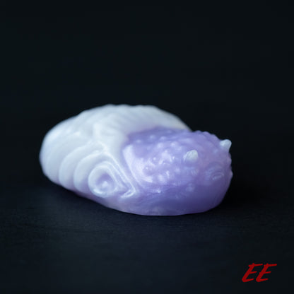 Edgar Silicone Grindable/Squishy - Lavender/White Shimmer - Medium Firmness