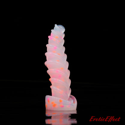 Aearvon Fantasy Silicone Dildo - Large - NC Soft - Heart Confetti