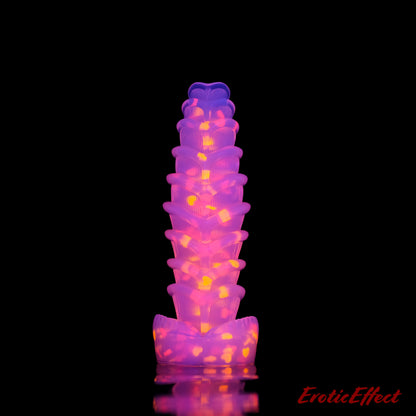 Aearvon Fantasy Silicone Dildo - Large - NC Soft - Heart Confetti