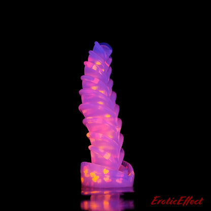 Aearvon Fantasy Silicone Dildo - Large - NC Soft - Heart Confetti