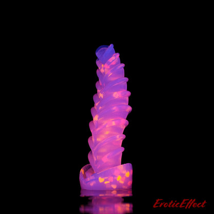 Aearvon Fantasy Silicone Dildo - Large - NC Soft - Heart Confetti