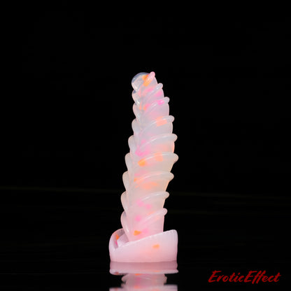 Aearvon Fantasy Silicone Dildo - Medium - NC Soft - Heart Confetti