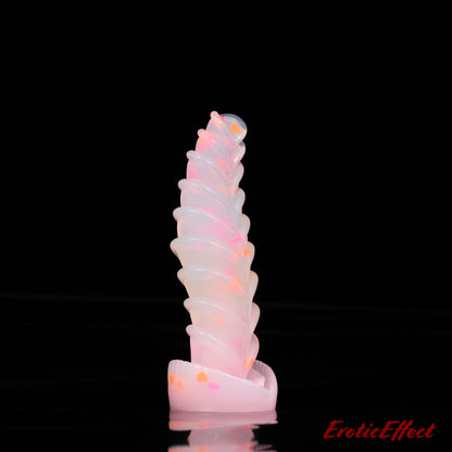 Aearvon Fantasy Silicone Dildo - Medium - NC Soft - Heart Confetti