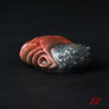 Edgar Silicone Grindable/Squishy - Shimmery Red/Black/Gold - Soft Firmness