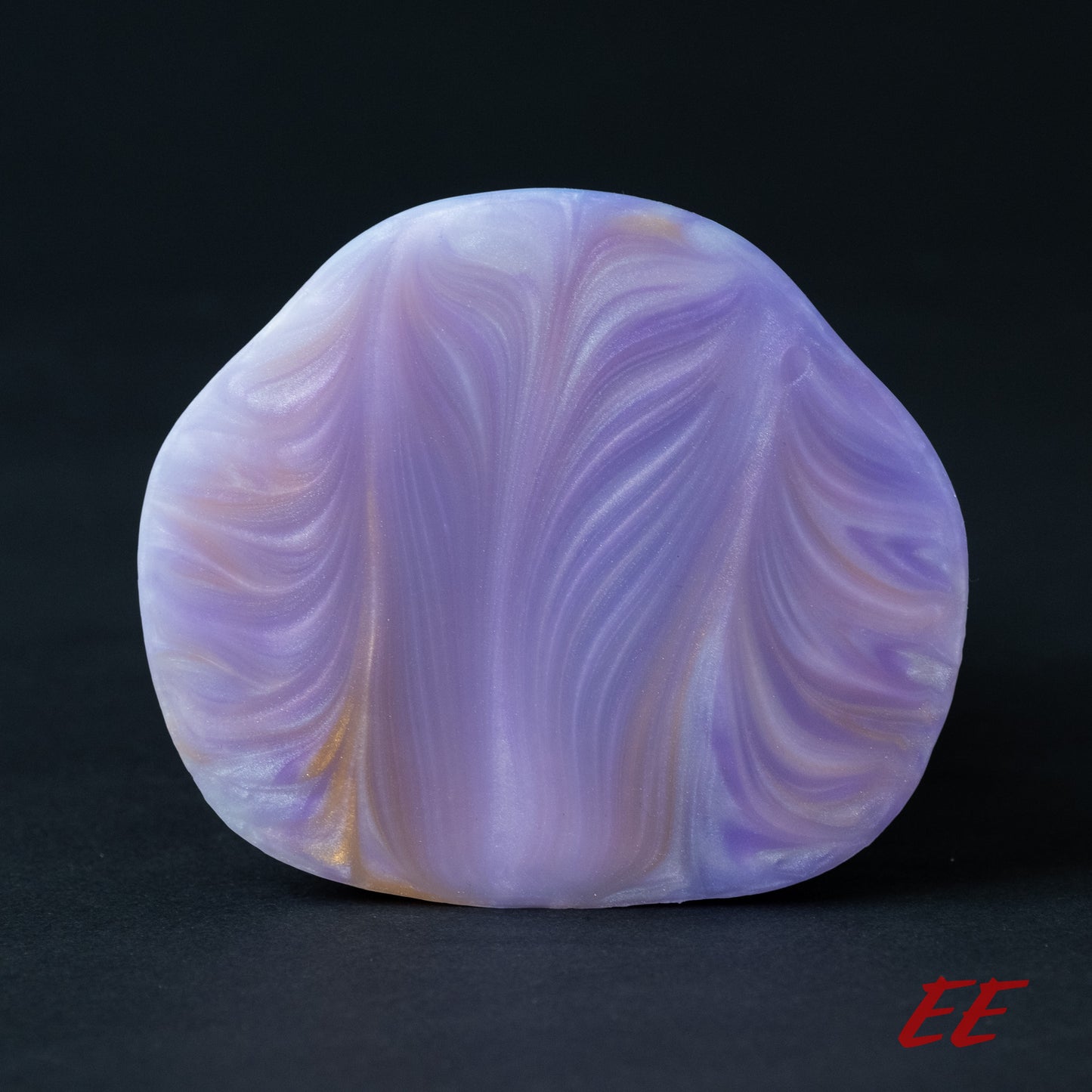 Kuldarnash Silicone Dildo - Soft firmness - Shimmery Blue/Purple/Gold/White