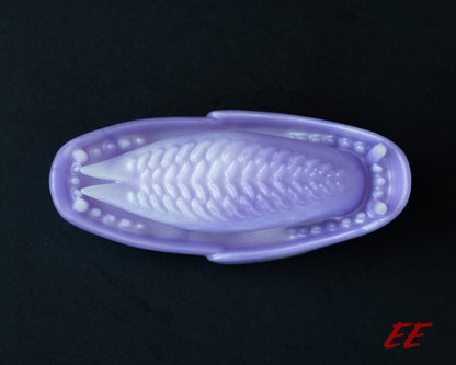 Ecthir Silicone Grindable - Lavender/White Shimmer - Soft Firmness