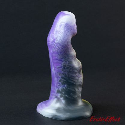 Kuldarnash Silicone Dildo - Yellow/Purple/White/Black Shimmer - Medium firmness