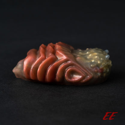 Edgar Silicone Grindable/Squishy - Soft Firmness - Shimmery Red/Black/Gold