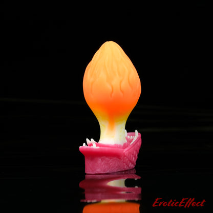 Dragon's Breath Fantasy Silicone Butt Plug - XXL - Split Firmness - 125