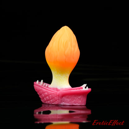 Dragon's Breath Fantasy Silicone Butt Plug - XXL - Split Firmness - 125