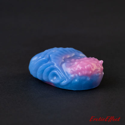 Edgar Silicone Grindable/Squishy - Glow Blue/Pink Shimmer - Medium Firmness