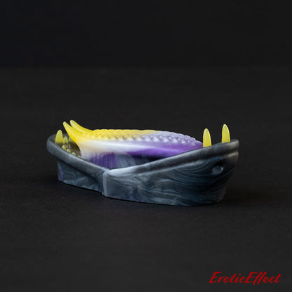 Ecthir Silicone Grindable - Yellow/White/Purple/Black Shimmer - Medium Firmness