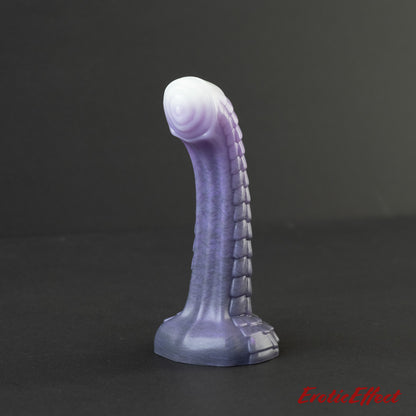 Raithor Dragon Fantasy Silicone Dildo - Small - Medium Firmness - Glow White/Purple/Black Shimmer