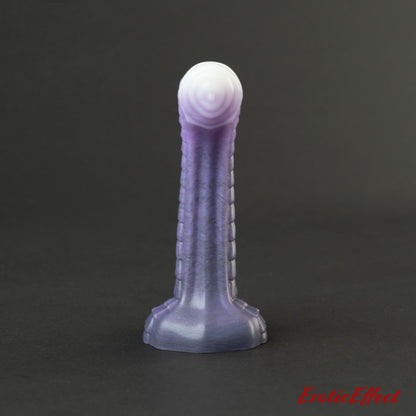 Raithor Dragon Fantasy Silicone Dildo - Small - Medium Firmness - Glow White/Purple/Black Shimmer