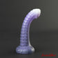 Raithor Dragon Fantasy Silicone Dildo - Small - Medium Firmness - Glow White/Purple/Black Shimmer
