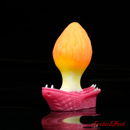 Dragon's Breath Fantasy Silicone Butt Plug - XXL - Split Firmness - 125