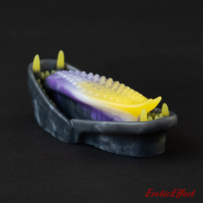 Ecthir Silicone Grindable - Yellow/White/Purple/Black Shimmer - Medium Firmness