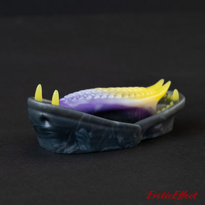 Ecthir Silicone Grindable - Yellow/White/Purple/Black Shimmer - Medium Firmness