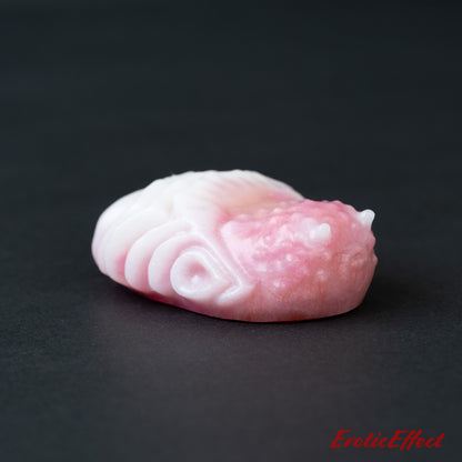 Edgar Silicone Grindable/Squishy - Glow White/Pink/Red Shimmer - Medium Firmness