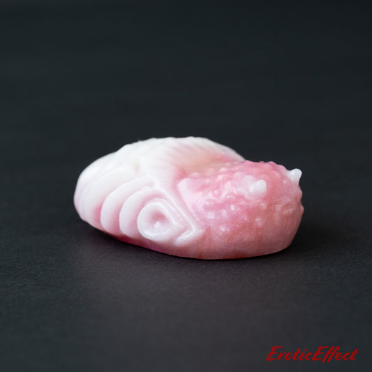 Edgar Silicone Grindable/Squishy - Glow White/Pink/Red Shimmer - Medium Firmness