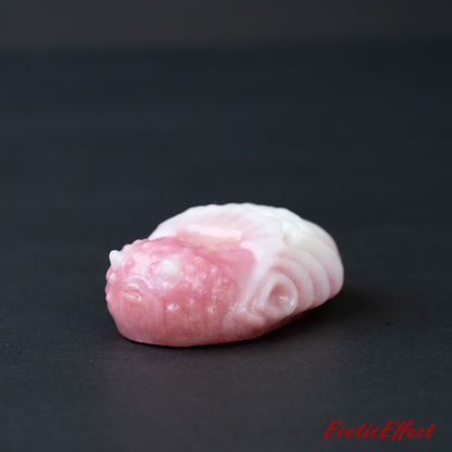 Edgar Silicone Grindable/Squishy - Glow White/Pink/Red Shimmer - Medium Firmness